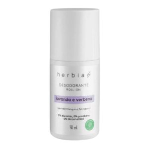 Desodorante natural lavanda e verbena em roll-on