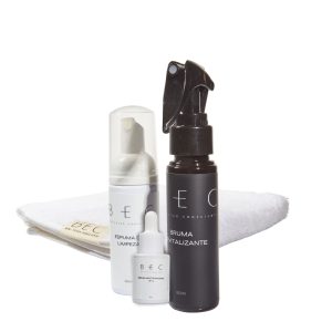 Kit de skincare essencial para viagem
